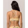 image:imageRoxy Womens Bikini Top  UPF 50 QuickDry Removable Pads Swimsuit Top Surf amp BeachwearYellow