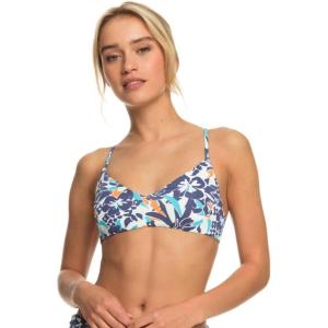 image:imageRoxy Womens Bikini Top  UPF 50 QuickDry Removable Pads Swimsuit Top Surf amp BeachwearBijou Blue