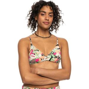 image:imageRoxy Womens Bikini Top  UPF 50 QuickDry Removable Pads Swimsuit Top Surf amp BeachwearBlack