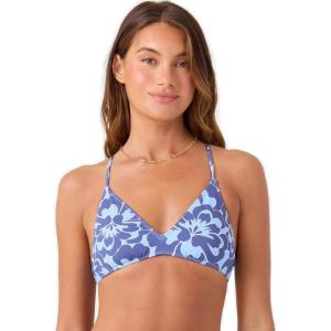 image:imageRoxy Womens Bikini Top  UPF 50 QuickDry Removable Pads Swimsuit Top Surf amp BeachwearBlue Combo