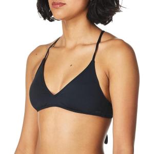 image:imageRoxy Womens Bikini Top  UPF 50 QuickDry Removable Pads Swimsuit Top Surf amp BeachwearOnyx