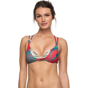 image:imageRoxy Womens Bikini Top  UPF 50 QuickDry Removable Pads Swimsuit Top Surf amp BeachwearSalsa Havana Flower