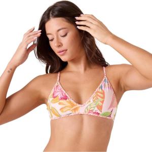 image:imageRoxy Womens Bikini Top  UPF 50 QuickDry Removable Pads Swimsuit Top Surf amp BeachwearTropic