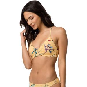 image:imageRoxy Womens Bikini Top  UPF 50 QuickDry Removable Pads Swimsuit Top Surf amp BeachwearYellow