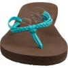 image:imageRoxy Womens Cabo Flip Flop SandalChocolate Brown Aqua
