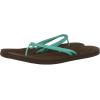 image:imageRoxy Womens Cabo Flip Flop SandalChocolate Brown Aqua