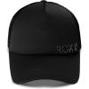 image:imageRoxy Womens Finishline Trucker Hat  100 Cotton Adjustable Cap with Mesh Back Lightweight and Breathable Style for TravelAnthracite