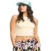 image:imageRoxy Womens Finishline Trucker Hat  100 Cotton Adjustable Cap with Mesh Back Lightweight and Breathable Style for TravelAruba Blue 234