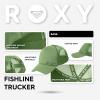 image:imageRoxy Womens Finishline Trucker Hat  100 Cotton Adjustable Cap with Mesh Back Lightweight and Breathable Style for TravelBasil