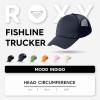 image:imageRoxy Womens Finishline Trucker Hat  100 Cotton Adjustable Cap with Mesh Back Lightweight and Breathable Style for TravelMood IndigoSilver
