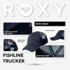 image:imageRoxy Womens Finishline Trucker Hat  100 Cotton Adjustable Cap with Mesh Back Lightweight and Breathable Style for TravelMood IndigoSilver