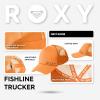 image:imageRoxy Womens Finishline Trucker Hat  100 Cotton Adjustable Cap with Mesh Back Lightweight and Breathable Style for TravelNectarine