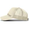 image:imageRoxy Womens Finishline Trucker Hat  100 Cotton Adjustable Cap with Mesh Back Lightweight and Breathable Style for TravelParchment