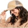 image:imageRoxy Womens Finishline Trucker Hat  100 Cotton Adjustable Cap with Mesh Back Lightweight and Breathable Style for TravelWarm Taupe 234