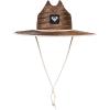 image:imageRoxy Womens Tomboy Woven Straw Hat  Wide Brim  Adjustable  Sun Protection  Beach  Vacation  NaturalBeige
