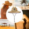 image:imageRoxy Womens Tomboy Woven Straw Hat  Wide Brim  Adjustable  Sun Protection  Beach  Vacation  NaturalMood Indigo
