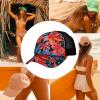 image:imageRoxy Womens Water Come Down Trucker HatBeautiful Morning  Anthracite Floral Fiesta Big