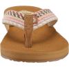 image:imageRoxy womens Porto Flip Flop SandalNaturalCrazy Pink 241