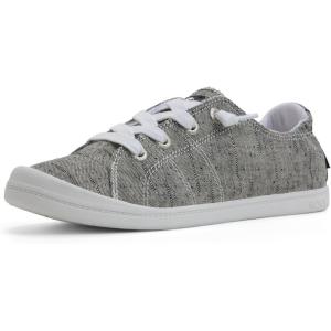 image:imageRoxy Womens Bayshore Canvas Slipon SneakerBlack Linen