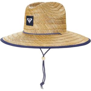 image:imageRoxy Womens Tomboy Woven Straw Hat  Wide Brim  Adjustable  Sun Protection  Beach  Vacation  NaturalMood Indigo