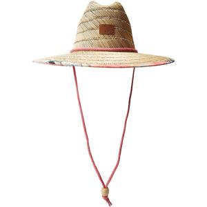 image:imageRoxy Womens Tomboy Woven Straw Hat  Wide Brim  Adjustable  Sun Protection  Beach  Vacation  NaturalMood Indigo Trouble Double Exc
