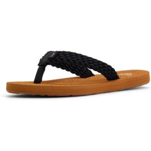 image:imageRoxy womens Porto Flip Flop SandalBlackTan