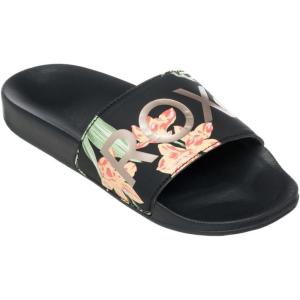 image:imageRoxy womens Slippy Neo Sport Slide SandalSlippy Neo Sport Slide SandalBlack Green Print