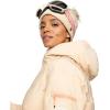 image:imageRoxy Womens Alofted Puffy Jacket  10k Waterproof Insulated Snowboard Jacket PfasfreePebble