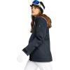image:imageRoxy Womens Billie Jacket  10k Waterproof Snow Jacket Tailored Fit Pfasfree InsulatedAnthracite
