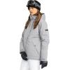 image:imageRoxy Womens Billie Jacket  10k Waterproof Snow Jacket Tailored Fit Pfasfree InsulatedGrey
