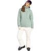 image:imageRoxy Womens Billie Jacket  10k Waterproof Snow Jacket Tailored Fit Pfasfree InsulatedLily Pad