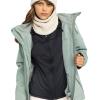 image:imageRoxy Womens Billie Jacket  10k Waterproof Snow Jacket Tailored Fit Pfasfree InsulatedLily Pad