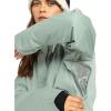 image:imageRoxy Womens Billie Jacket  10k Waterproof Snow Jacket Tailored Fit Pfasfree InsulatedLily Pad