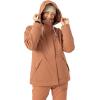 image:imageRoxy Womens Billie Jacket  10k Waterproof Snow Jacket Tailored Fit Pfasfree InsulatedRusset