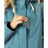 image:imageRoxy Womens Billie Jacket  10k Waterproof Snow Jacket Tailored Fit Pfasfree InsulatedSea Pine
