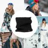image:imageRoxy Womens Blizzard Collar  FleeceLined Chunky Knit Neck Warmer with Hydrosmart Technology Adjustable Toggle Design Black One SizeBlack