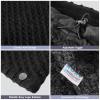 image:imageRoxy Womens Blizzard Collar  FleeceLined Chunky Knit Neck Warmer with Hydrosmart Technology Adjustable Toggle Design Black One SizeBlack