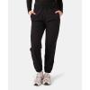 image:imageRoxy Womens Ember Textured Jogger Pant  Fleece Lined Hidden Drawstring Waist Zipper PocketsBlack