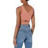 image:imageRoxy Womens Good Keepsake Cropped Tank Cutout Crop TopCedar Wood