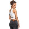 image:imageRoxy Womens Good Keepsake Cropped Tank Cutout Crop TopSnow White 241