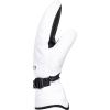 image:imageRoxy Womens Jetty SnowboardSki Mittens  Waterproof Touchscreen Technology Adjustable Wrist StrapsBright White