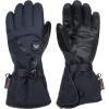 image:imageRoxy Womens Sierra Warmlink Gloves  Heated Waterproof Touchscreen Compatible Leather PalmBlack