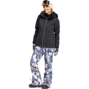 image:imageRoxy Womens Nadia Ski Pant  10K Waterproof Insulated PFASFree Adjustable Waist amp Snow GaitersNight