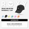 image:imageRoxy Girls Embroidered Baseball Cap  Dad Hat  Adjustable  Sun Protection  Beach  Vacation  Cotton Anthracite