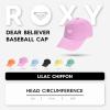 image:imageRoxy Girls Embroidered Baseball Cap  Dad Hat  Adjustable  Sun Protection  Beach  Vacation  Cotton Lilac