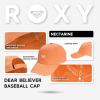 image:imageRoxy Girls Embroidered Baseball Cap  Dad Hat  Adjustable  Sun Protection  Beach  Vacation  Cotton Nectarine