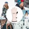 image:imageRoxy Girls Freshfield Technical Snowboard and Ski Gloves Pink Salt Small