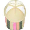 image:imageRoxy Girls Honey Coconut Trucker Hat  Breathable Mesh Snapback Curved VisorAgave Green Very Vista Stripe