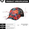 image:imageRoxy Girls Honey Coconut Trucker Hat  Breathable Mesh Snapback Curved VisorAnthracite Floral Fiesta