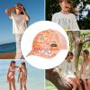 image:imageRoxy Girls Honey Coconut Trucker Hat  Breathable Mesh Snapback Curved VisorPapaya Wild Flower Rg Swim